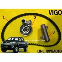 ราคา เซตสุดคุ้ม!!! ลูกรอกสายพานราวลิ้น + ตัวดัน(โช๊ค) วีโก้ (รูปจริง) / HILUX VIGO (1734871265931986520)