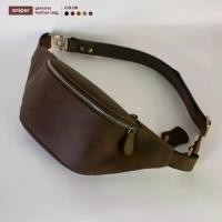 ราคา กระเป๋าคาดอก กระเป๋าคาดเอว หนังวัวเเท้ Crossbody Bag : Real Leather (1735454789274863142)