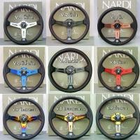 ราคา [COD] Nardi Steering Wheel, 13.5 Inches, Stem Height 2.5 Inches, Lifts Like the Real Thing, Perforated Leather, Red Stitching, Nardi Steering Wheel, Strong Workmanship, Soft Leat (1735431791723447431)