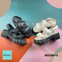 ราคา Monobo รองเท้าแตะรัดส้นสูงผู้หญิง รุ่น Milan 3 (5-8) (1733454902735832731)