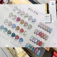 ราคา พร้อมส่ง สีแฟลช 24 สี Milan ยาทาเล็บสีกากเพรช ยาทาเล็บกลิตเตอร์ ฟรีชาร์ตสี ทําเล็บ กากเพชร (1730108036902914625)