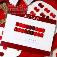 ราคา สีเจลโทนแดง Milan 9 สี ฟรีชาร์จสี สีทาเล็บเจลสีแดง เนื้อแน่น (1730003555441609314)