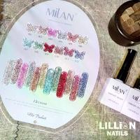 ราคา 【พร้อมส่งในไทย】สีเจลทาเล็บ12สีMilanสีเจลแฟลชยาทาเล็บเจลขวด15มล.เจลกลิตเตอร์ประกายวิ้งค์สีแน่นติดทนนานแถมชาร์ทสีทามาให้แล้ว (1734158518700049640)