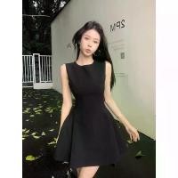 ราคา เดรสแขนกุด สไตล์ฝรั่งเศส กระโปรงสั้น เอวสลิม sundresses เดรส รัด รูป เดรส ขนม ชั้น (1732329774391134844)