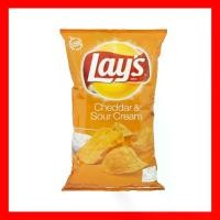 ราคา Lays Cheddar & Sour Cream Potato Chips USA 184g มันฝรั่งทอด มันฝรั่ง ขนม ขนมกินเล่น มันฝรั่งอบกรอบ ขนมขบเคี้ยว (1735126209090913905)