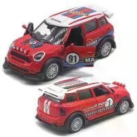 ราคา รถ Mini Cooper รุ่นラリー สเกล 1:32 สีสันสดใส, รุ่นปรับแต่ง, โมเดลรถที่มีประตูเปิดได้, ของเล่นสำหรับเด็ก (1735059739846804780)
