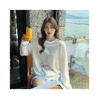 ราคา เสื้อยืดคอกลม แขนยาว สำหรับผู้หญิง พิมพ์ลาย กันแดด ปกปิด (1732276582952109200)