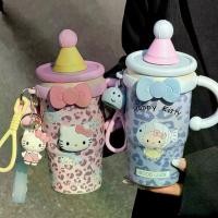 ราคา Sanrio กระติกน้ำรักษ์ความร้อน Hello Kitty ขนาด 500 มล. วัสดุสแตนเลส 316 ปลอดภัย ทนทาน รักษาอุณหภูมิ 6-12 ชั่วโมง พร้อมหลอดและฝาป้องกันฝุ่น เเก้วน้ํา เก็บ อุณหภูมิ แก้วเชค โปรตีน (1734850414507493112)