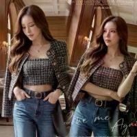 ราคา #Cotton Candy เสื้อเบลเซอร์+เกาะอก New Maria korea top คําแนะนําผลิตภัณฑ์ใหม่ของเดือนนี้ (1735458070120269511)