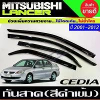 ราคา ✥คิ้วกันสาด คิ้ว ดำทึบ MitsuLancer Cedia 2001 2002 2003 2004 2005 2006 2007 2008 2009 2010 2011 2012 ใส่ร่วมกันได้✭ (1734487157250492201)