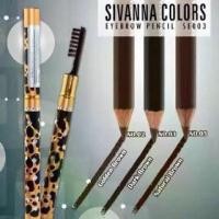 ราคา ที่นิยมมากที่สุด Sivanna เขียนคิ้วลายเสือ ES003 SIVANNA EYEBROW PENCIL (ราคายกโหล 12 แท่ง) (1735457605689836893)