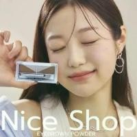 ราคา Eyebrow Powder from Nice Shop. Niceshop Eyebrow Powder, 2-partment Container. Eyebrow Powder in Two Shades. es with a Cut-Head Brush + Blending Brush. (1735472449313211454)
