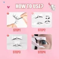 ราคา Soft Magnetic Adhesive False Eyelashes All-in-One Case Eyelashes Thick Pair One Of V3V7 (1733543871396022176)