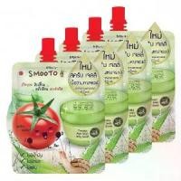 ราคา [COD] [tiktok] Box X4 Packets Smooto Jelly Scrub Smooto Aloe Scrub 50 Milliliters (1735473050255262899)