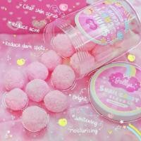 ราคา JELLYS Snail Scrub Candy สบู่สครับเมือกหอยทาก สครับสเนล สครับน้ำตาล ( 1 กระปุก ) (1734956641024246861)