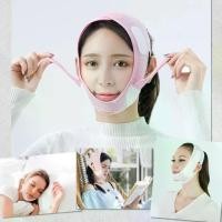 ราคา สายรัดหน้าเรียว รุ่นปรับกระชับ ที่รัดหน้า ลดเหนียง รุ่นบางเบา ใส่นอน ผ้ารัดหน้าเรียว ยกกระชับ เก็บเหนียง ระบายอากาศ (1734378749487580300)
