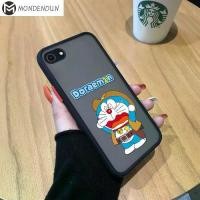 ราคา เคสใสสำหรับ iPhone 6 Plus 6s Plus เคสการ์ตูนโดเรมอน แมวน่ารัก ฝ้า เคสโทรศัพท์ (1729613013785020782)