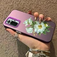 ราคา เคสโทรศัพท์, สำหรับ Redmi NOTE 10 PRO, POCO M3 PRO, POCO M3 PRO 5G, เคสดอกไม้, กึ่งโปร่งใส, บางเฉียบ, ฝ้า, เคส (1729947766154038156)