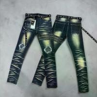 ราคา 1004#GENOA New The Dark Blue Monday v.2 Japan Denim กางเกงยีนส์พรีเมี่ยม ผ้ายีนส์ยืด ทรงสวย ใส่สบาย แถบหนังดำ (1735275928211195823)