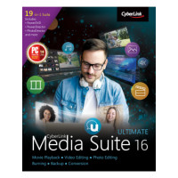 ราคา CyberLink Media Suite 16 (ชุดโปรแกรมมัลติมีเดียครบวงจร ดูหนัง ตัดต่อวิดีโอ ไรท์แผ่น แต่งภาพ)