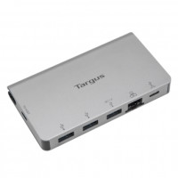 ราคา Targus USB-C Multi-Port Hub Adapter 100W Power (อุปกรณ์เพิ่มช่อง USB 4 ช่อง และพอร์ตเชื่อมต่อเครือข่าย Gigabit)