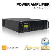 ราคา Sherman พาวเวอร์แอมปลิฟายเออร์ Class H รุ่น APO 2000 (1189644653)