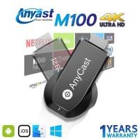 ราคา รับประกัน 1 ปี Anycast M100 Ultra HD 4k อุปกรณ์เชื่อมต่อมือถือขึ้นทีวี โปรเจคเตอร์ รองรับ mac Ios Android และ Window (544500300)
