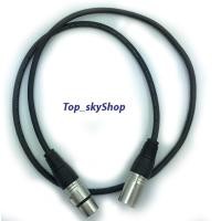 ราคา สายสัญญาณเสียง XLR Male To XLR Female ผู้ เมีย Mic Cable ยาว 1 เมตร (652766157)