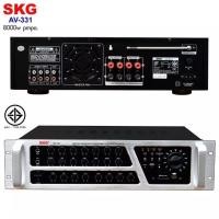 ราคา แอมป์ขยายเสียง skg เครื่องแอมป์ขยายเสียงกลางแจ้ง 8000w pmpo รุ่น AV 331 สีดำ หน้าเงิน จัดส่งฟรี เก็บเงินปลายทางได้ (522740833)