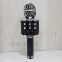 ราคา ไมค์ WS 858 ของแท้ เสียงดัง งานดี ไมโครโฟน ไร้สาย ลำโพง ไมค์ไร้สาย คาราโอเกะ บูลทูธ Wireless Microphone Karaoke WS 858 สีดำ ไมโครโฟน ไมค์ลอยไวเลส รุ่นws 858 WS858 (1076342533)