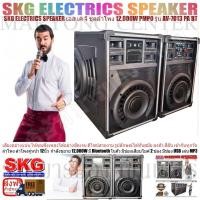 ราคา SKG ELECTRICS SPEAKER เอส เค จี ชุดลำโพง 12000W PMPO รุ่น AV 7013 PA BT ลำโพง ลำโพงคู่หน้า 12นิ้ว กำลังขยาย 12000W มี Bluetooth ในตัว มีช่องเสียบไมค์ 2 ช่อง มีช่อง USB เล่น MP3 V19 1N 11 (972714461)