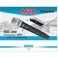 ราคา MBA ไมโครโฟนไร้สาย ไมค์ลอยเดี่ยว UHF SINGLE Wireless Microphone คาราโอเกะ ไมค์ตู้ช่วยสอน ลำโพงเคลื่อนที่ MB 380 (513208402)