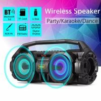 ราคา บลูทูธแบบพกพา 5 0 ลำโพง 10W STEREO BASS ไฟ LED สีสันสดใสลำโพงวิทยุ FM Soundbar ซับวูฟเฟอร์ลำโพงไร้สาย (1355008121)