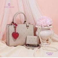 ราคา กระเป๋าถือทรงสี่เหลี่ยม Frame Bag แบรนด์ SUSEN ของแท้100 จากดูไบ (451111795)