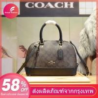 ราคา พร้อมส่ง แท้ New Coach โดมมินิ ลายซี F27583 MINI SIERRA SATCHEL IN SIGNATURE CANVAS (1065388529)
