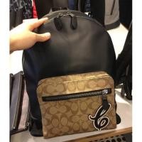 ราคา พร้อมส่ง แท้ 100 New Coach เป้ ขนาดใหญ่ BACKPACK IN SIGNATURE CANVAS TAN BLACK ANTIQUE NICKEL คำอธิบายของร้านภิญญดาเท่านั้น (1437970095)
