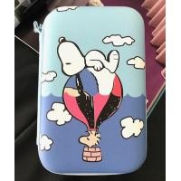 ราคา กล่องเก็บสายชาร์จ กล่องใส่ Power bank HDD หูฟัง เอนกประสงค์ Size XL ลาย SNOOPY SKY BLUE บอลลูน สนูปปี้ ฟ้า น้ำเงิน งานดี evaกันกระแทก ขนาด16x10x3 5cm งานสวยงาม มีบริการเก็บเงินปลายทาง npnn (1362678390