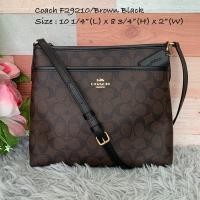 ราคา Coach F29210 ของแท้100 File Crossbody In Signature Canvas (1076526752)