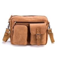 ราคา กระเป๋าสะพายข้าง หนังแท้ กระเป๋าใส่เอกสาร กระเป๋าใส่โน๊ตบุ๊ค หนังวัวแท้นูบัค สินค้ามีรับประกัน 2 ปี รุ่น B13 (400193231)