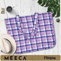 ราคา MEECA กระเป๋าผ้า Tote Bags Weekend Bag Shopping Bag รหัส FS05 ตัดเย็บพรีเมี่ยม มีซิป มีซับในทั้งใบ มีช่องเล็กด้านใน มีซิป (1013946850)