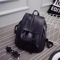 ราคา LIE กระเป๋าเป้สะพายหลัง ผู้หญิง กระเป๋าเป้เกาหลี กระเป๋าเป้หนัง รุ่น ST 12676 สีดำ (106059216)