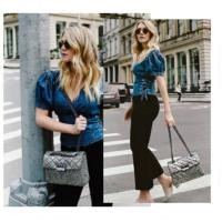 ราคา kurt geiger london silver tweed mayfair Crossbody bag ของแท้นำเข้า แบรนด์อังกฤษ (1494364808)