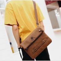 ราคา OSAKA กระเป๋าหนังแบบถือหรือสะพายไหล่ หนังPU รุ่น NE118 สีน้ำตาล (213528873)