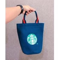ราคา กระเป๋าผ้าลายสรีนสตาร์บัค หูหิ้ว ใบเล็กกะทัดรัด Size 27cm x 27cm x 17cm (1376584743)