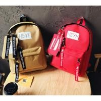ราคา กระเป๋าเป้ Hey กระเป๋าสะพายหลัง กระเป๋าสตางค์ห้อย มี 3 สีให้เลือก (1530376423)