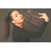 ราคา Veneno Collections Black กระเป๋าหนังงู (1025026253)