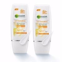 ราคา GARNIER UV Complete Whiten Protect Daily Sunscreen SPF50 PA 30ml สีขาว กันแดดสูตรบางเบาพิเศษ แพ็คคู่ (103577893)