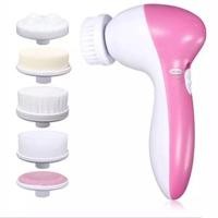 ราคา รับประกันสินค้า 5in1 beauty care massager เครื่องขัดหน้า เครื่องนวดหน้า แปรงขัดหน้า แปรงล้างหน้า แปรงนวดหน้า อุปกรณ์ล้างหน้า เครื่องขัดหน้า เครื่องขัดและนวดใบหน้า 5 หัวเปลี่ยนได้ตามต้องการ ใช้ถ่าน AA
