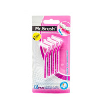 ราคา แปรงทำความสะอาดซอกฟัน แปรงขัดฟัน MR BRUSH Interdental Brush 8pcs (1183916597)