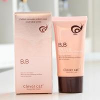ราคา บีบีหอยทาก เบอร์ 01 ผิวขาว Clever Cat Snail B B Snail Whitening Blemish Balm Cream 50ml (893542989)